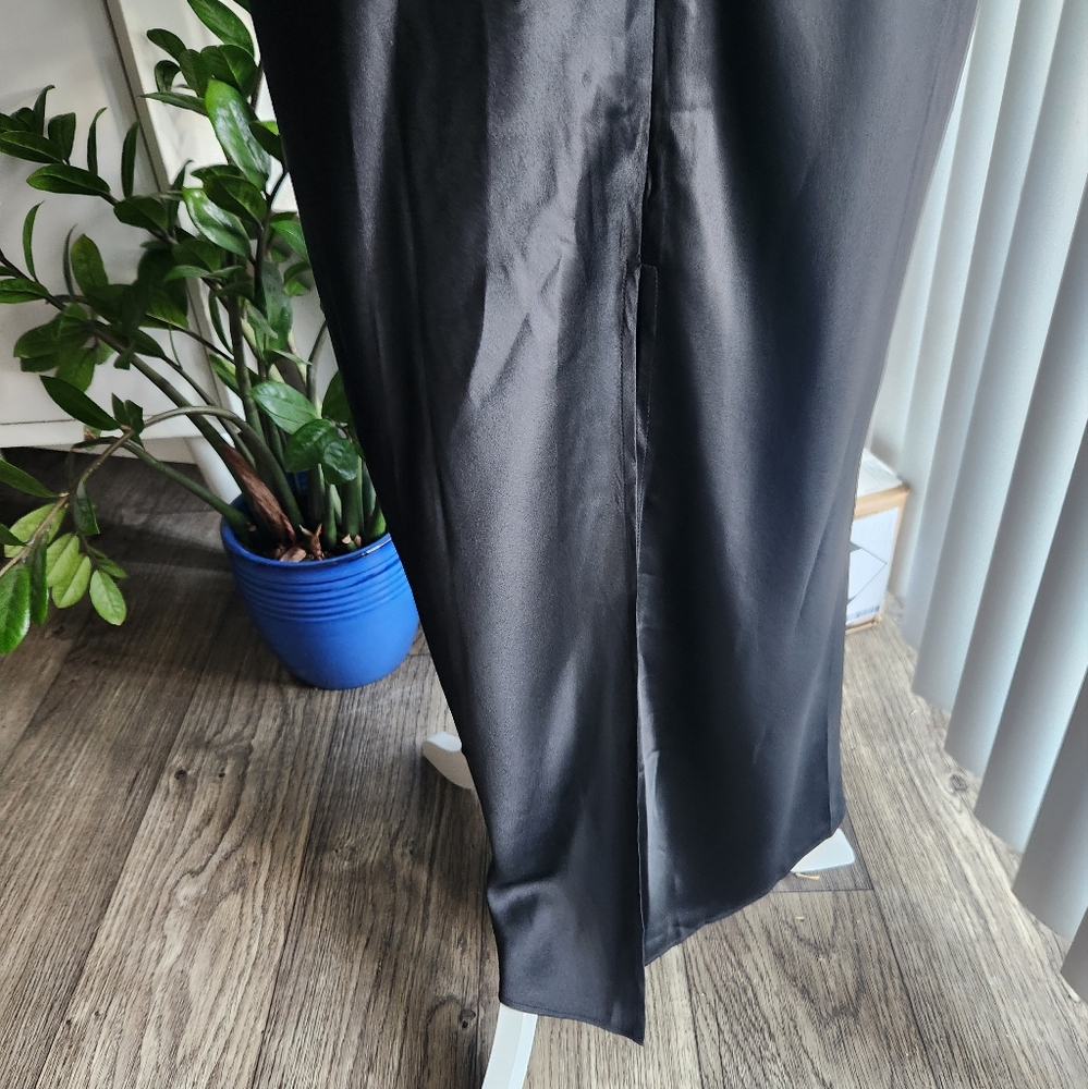 NWT Quince Washable Silk Square Neck Maxi Dress Size Medium - Picture 4 of 11